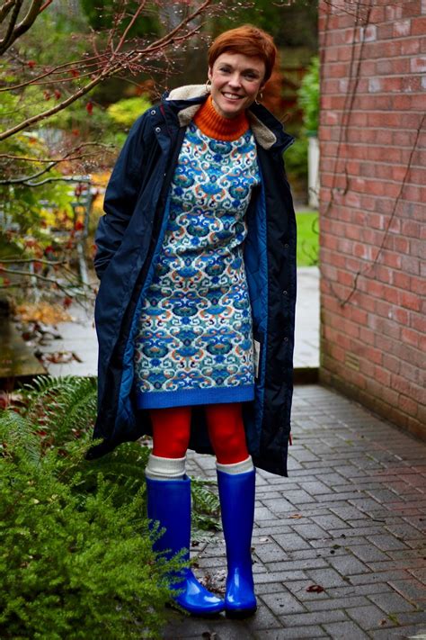 Welly Weather Storm Wear Cobalt And Orange Fake