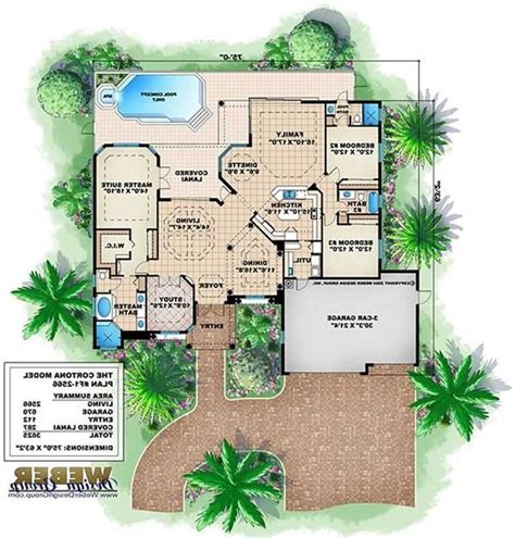 tuscan style house plans