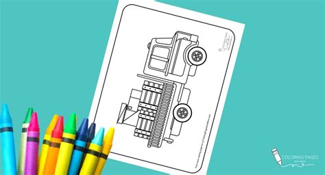 open delivery truck coloring page coloring pages