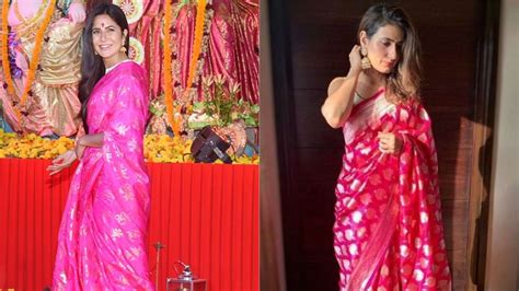 Which Thug Looked Better In The Pink Saree Katrina