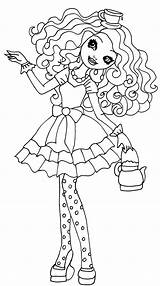 Coloring Ever After High Pages Kitty Printable Cheshire Elfkena Deviantart Getcolorings Hatter Madeline Print sketch template