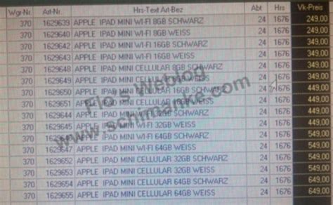 ipad mini cost  apple price details leak   gadgets  october launch