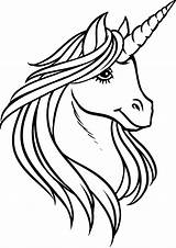 Unicorn Unicorns Coloringonly Unicor sketch template
