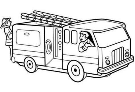 fire truck coloring pages getcoloringpagescom coloring home