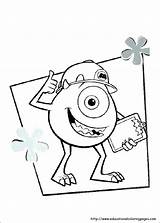 Pages Coloring Squishy Getcolorings Monsters Inc sketch template