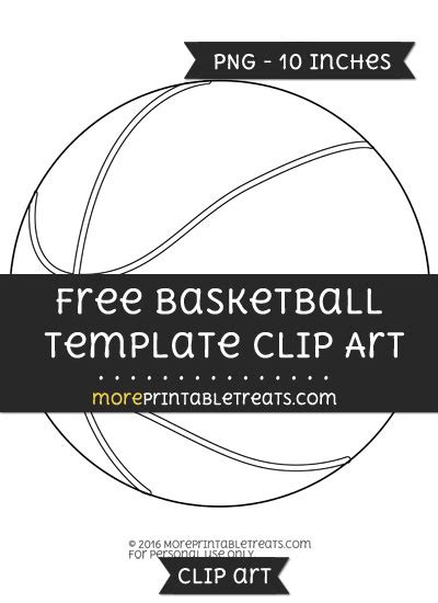 basketball template clipart