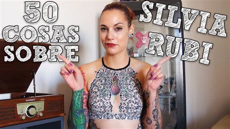 50 Cosas Sobre Silvia Rubí Youtube