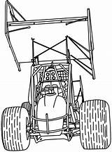 Sprint Car Dirt Cars Drawing Coloring Pages Racing Modified Track Race Speedway Imca Ebay Template Getcolorings Sketch Tattoos Getdrawings Color sketch template