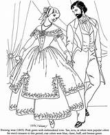 Coloring Pages Fashion Book Victorian Dover Fashions Vintage Publications Welcome Books Doverpublications Tierney Tom sketch template