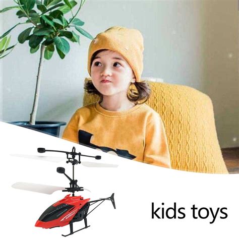 mini dron helicoptero volador drone de induccion infrarojo juguetes  ninos aviones control