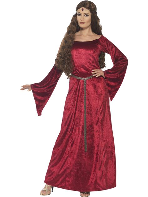 Adult Medieval Maiden Costume 44682 Fancy Dress Ball