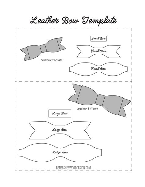 printable printable cheer bow template