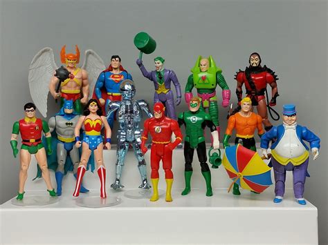 dc comics super powers collection action figures  kenner   dc