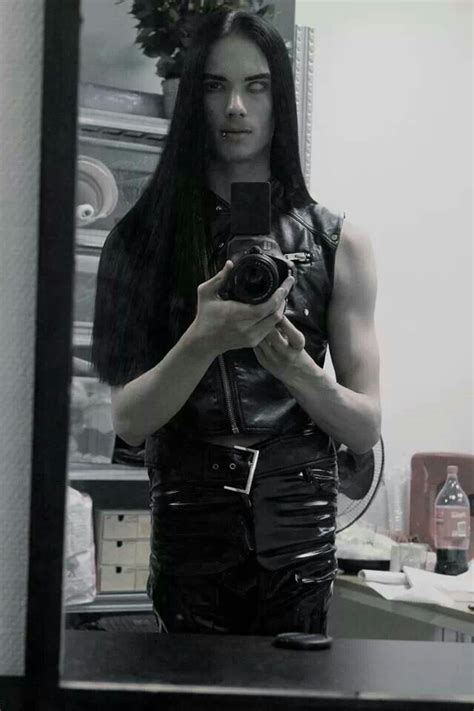 sexiest goth guy ever attractive rocker metal guys