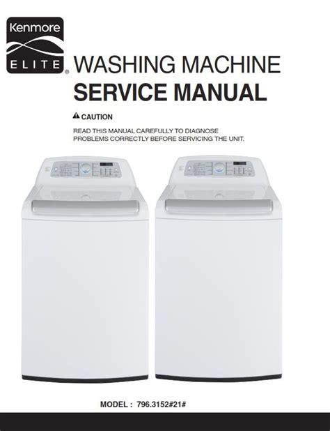 kenmore  washer manual