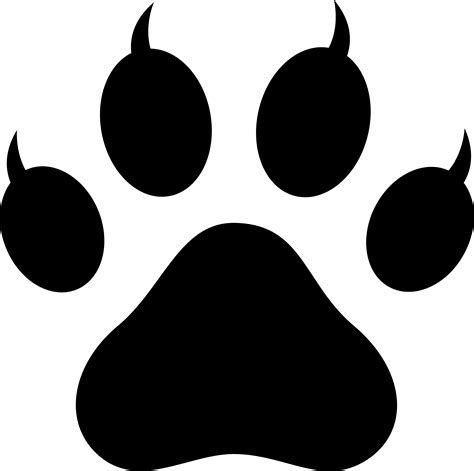 cat paw print png clipart