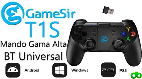 gamesir ts gamepad gama alta  android pc ps tv box unboxing review test youtube