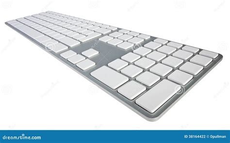 blank computer keyboard stock photo image  button
