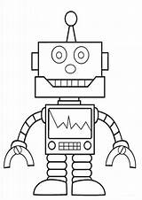 Robot Coloring Pages Kids Tulamama Back Print Easy Often Handle Even Come Many Little Over Click sketch template
