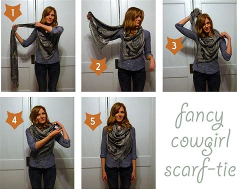start with large rectangular scarf first hang the scarf around the neck with approx 2 3