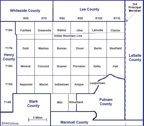 maps bureau county genealogical society