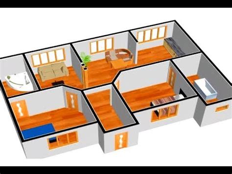 small house plan  sq ft  bedroom  american kitchen  youtube