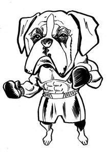 boxer dog coloring pages  getdrawings