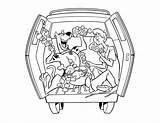 Coloring Pages Scooby Doo Sheets Size sketch template