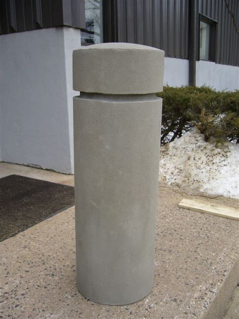 concrete bollard   reveal site furnishings