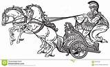 Chariot Gladiatori sketch template