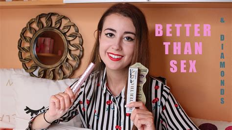 review better than sex and diamonds too faced youtube