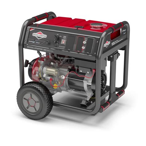 briggs stratton  watt gasoline powered key start bluetooth connected portable generator