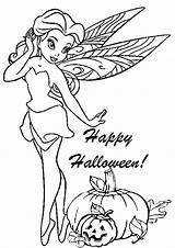 Halloween Coloring Fairy Pages Printable Kids Colorings Tinkerbell Color Disney Colouring Minion Bmp Dibujos Blanco Negro Para Getcolorings Guardado Christina sketch template