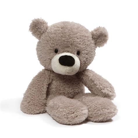 gund fuzzy teddy bear stuffed animal plush toy gray walmartcom
