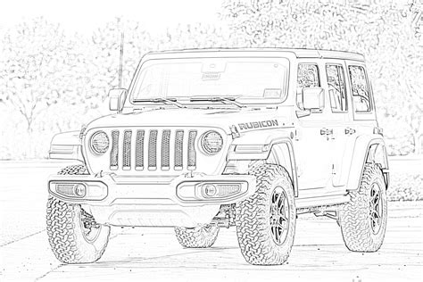 jeep coloring pages   jeep coloring pages  print http
