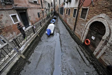 Venice S Canals Have Run Dry Following Weeks Without Rain