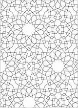 Marokko Dover Islamische Muster Malbücher Für Weiß Vorlagen Malvorlagen Mandala Geometrie Ausmalen Erwachsene Malbögen Schwarz Bilder sketch template