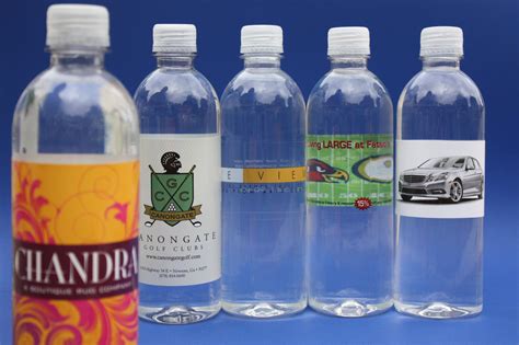 water bottle labels  atlanta augusta savannah columbus