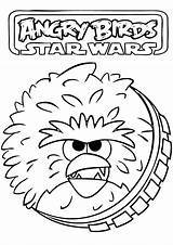 Coloring Angry Pages Birds Wars Star sketch template