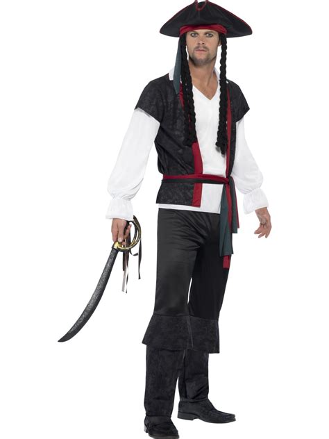 Adult Aye Aye Pirate Captain Costume 45492 Fancy Dress