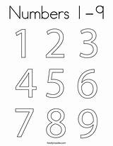 Noodle Twisty Numbers sketch template