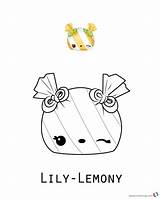 Num Noms Coloring Pages Lemony Lily Printable Series Kids Print sketch template