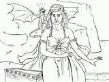 Daenerys Targaryen Designlooter sketch template