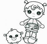 Coloring Lalaloopsy Pages Printable sketch template