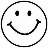 Face Coloring Smiley Pages Happy Smile Outline Clipart sketch template
