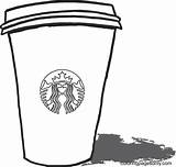 Starbucks Cup Webstockreview Activityshelter Frappuccino Davemelillo sketch template