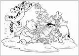 Winnie Disney Weihnachten sketch template