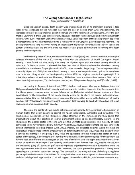 philippines   position paper  poverty counter terrorism