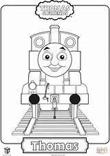 Coloring Thomas Train Pages Printable Paper sketch template