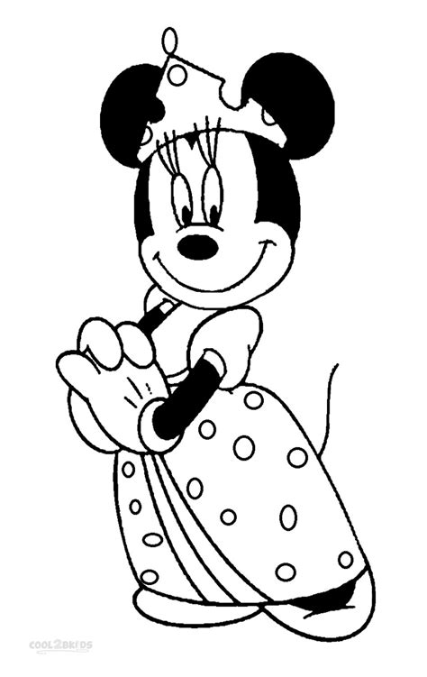 printable minnie mouse coloring pages  kids coolbkids